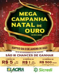 Mega Campanha Natal de Ouro 2022