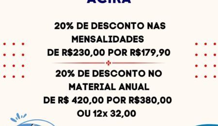 Nós do America Idiomas temos uma parceria com a ACIRA e você tem um excelente desconto para estudar conosco.